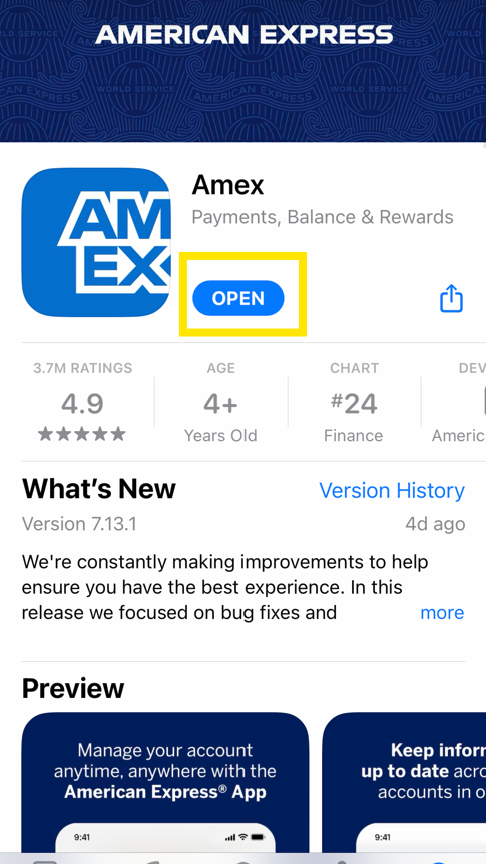 openをクリックし、アプリをインストールします。