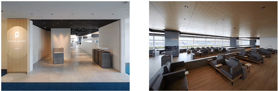 羽田空港第２ターミナルPOWER-LOUNGE-NORTHラウンジ内